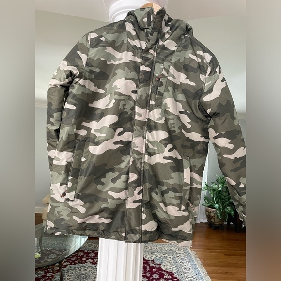 Place Other - Place. Boy size X Large 14 lined with hood winter jacket.